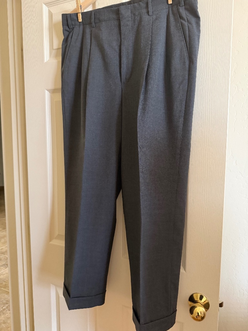 Men’s wool trousers